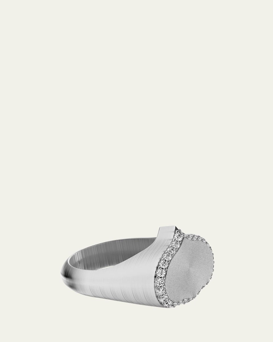 Eye Adore Diamond Signet Ring